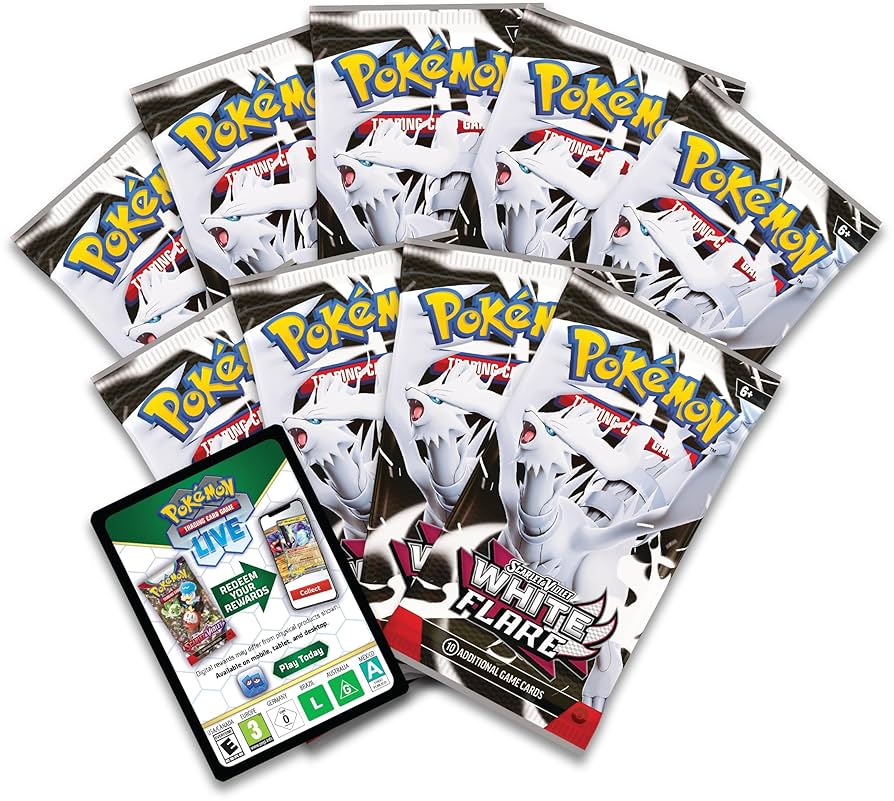 pokemon white flare english booster pack pokemon white flare english booster pack