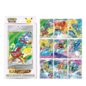 pokemon 30th anniversary first partner illustration series 1 simplified chinese blind collection box